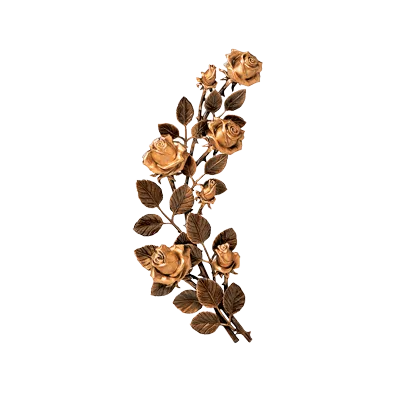 Цветы бронзовые